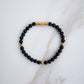 18 Karat Farvahar Persian Bracelet Black Onyx