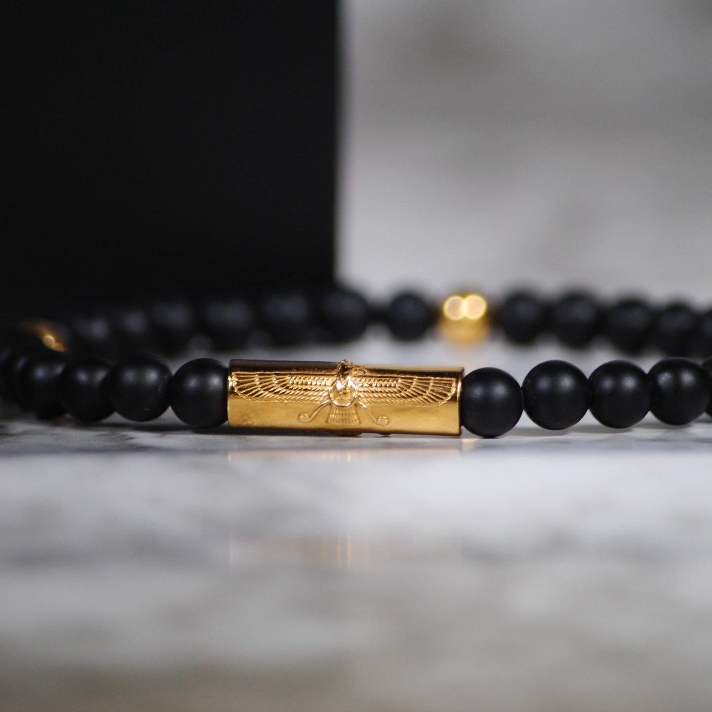 18 Karat Farvahar Persian Bracelet